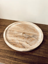 Load image into Gallery viewer, Rustic Wooden Tray-Round