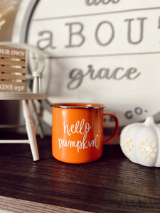 Hello Pumpkin-Campfire Mug