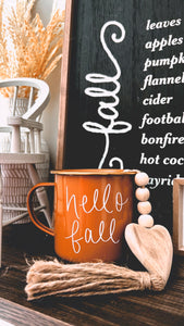 Hello Fall-Campfire Mug